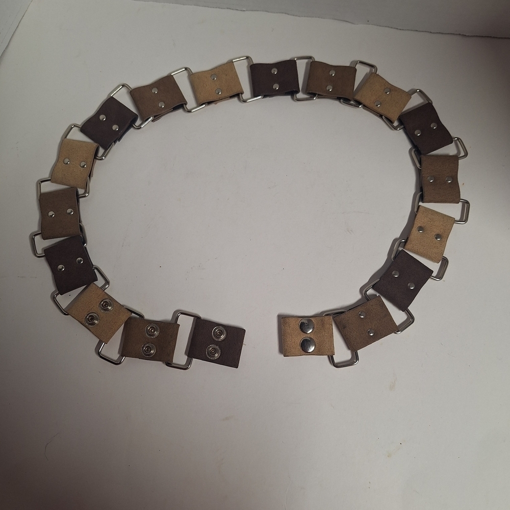Brown and Tan Women's Belt